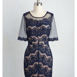 ModCloth Blue Lace Dress